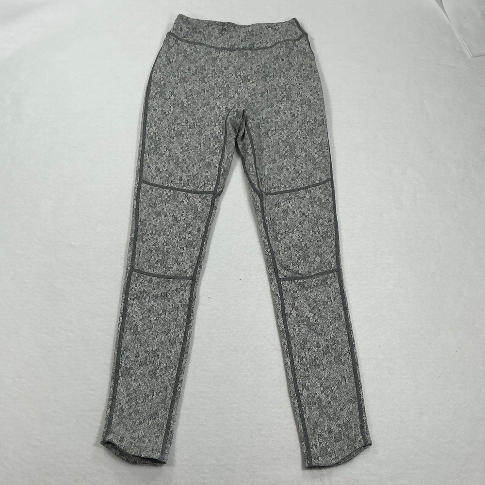 Gymshark Dry Womens Grey Marl Digital Camo High Waisted Leggings Small S 1624